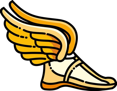 hermes flying shoe clipart|1,500+ Winged Shoes Stock Illustrations, Royalty.